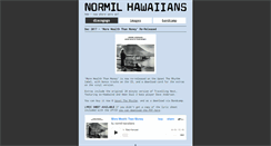 Desktop Screenshot of normilhawaiians.com
